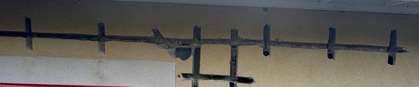 photo fissures sur une facade