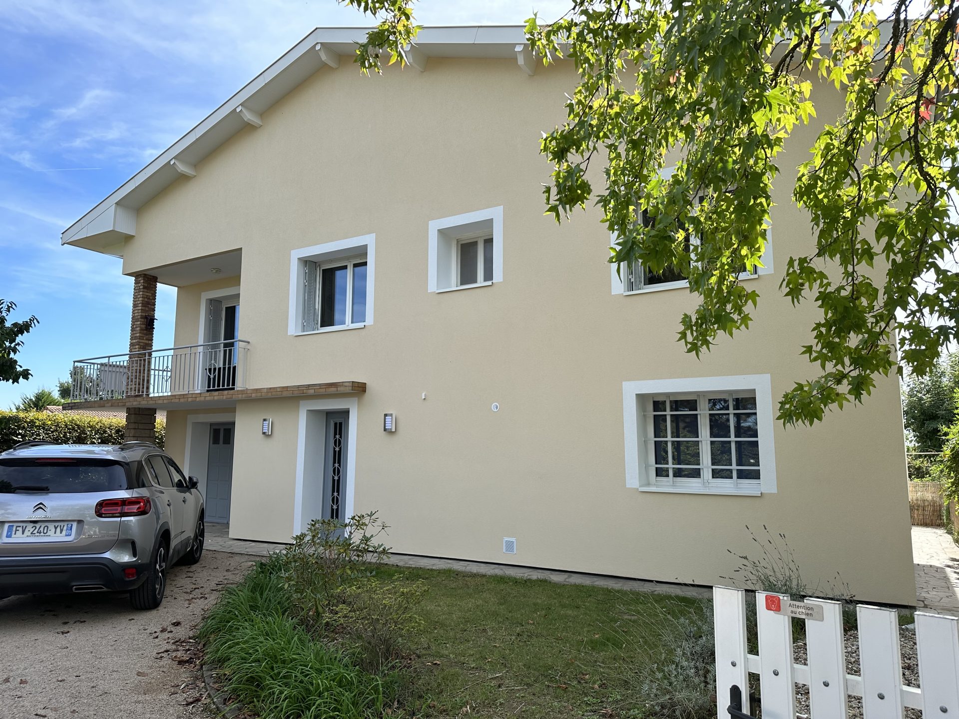 exemple facade renovee avec isolation thermique exterieure