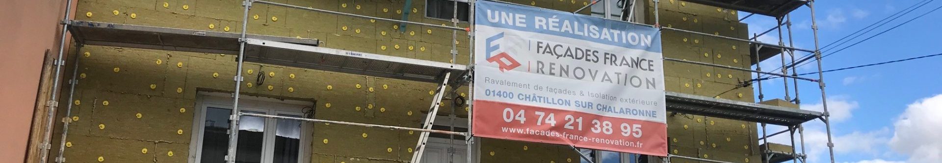 photo intervention facades france renovation echafaudage banniere